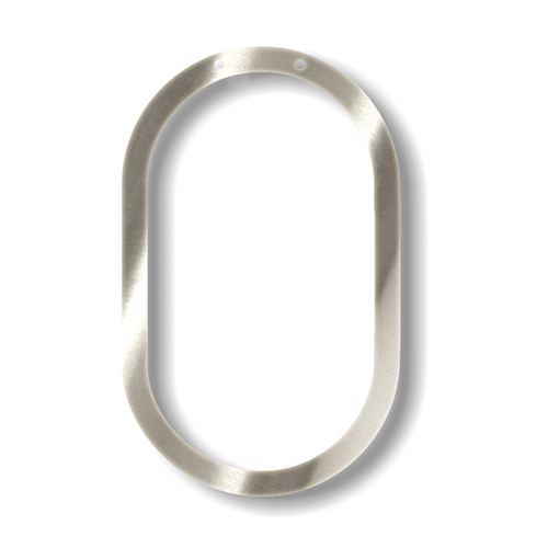 Акриловая подвеска для растяжки "Ноль", серебро Акриловая подвеска для растяжки "Ноль", серебро 135577